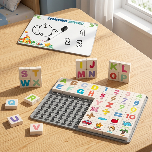 Alphabet Zahlen Puzzle - Lernspielzeug für Kinder