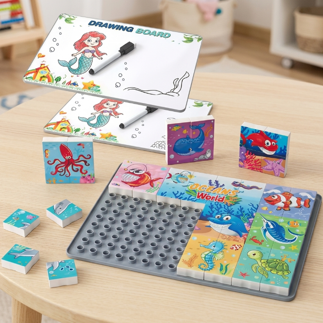 Ozean Welt Bildungspuzzle Spielzeug