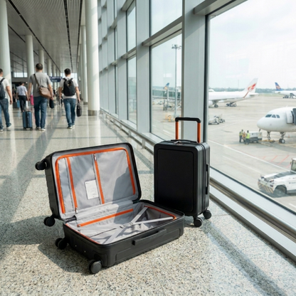 2er Set - Business Hartschalen-Trolley