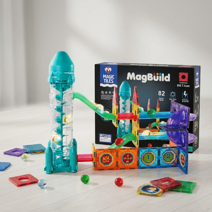MagBuild Magnetische Kugelbahn - 82 Teile