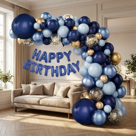 Ballon Deko Set - Geburtstag - Happy Birthday