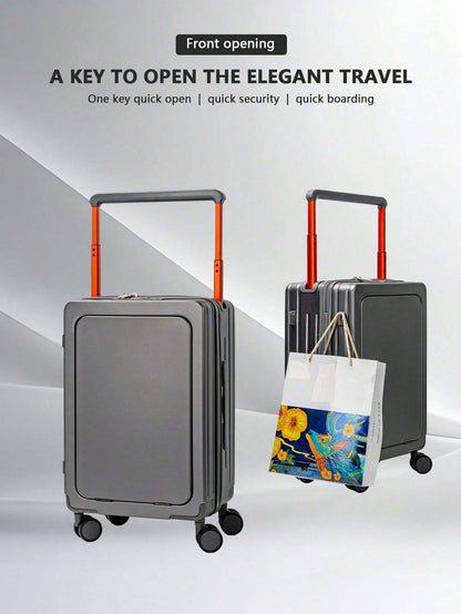 2er Set - Business Hartschalen-Trolley