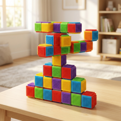 Weiche Würfel | Babyspielzeug - 25teilig