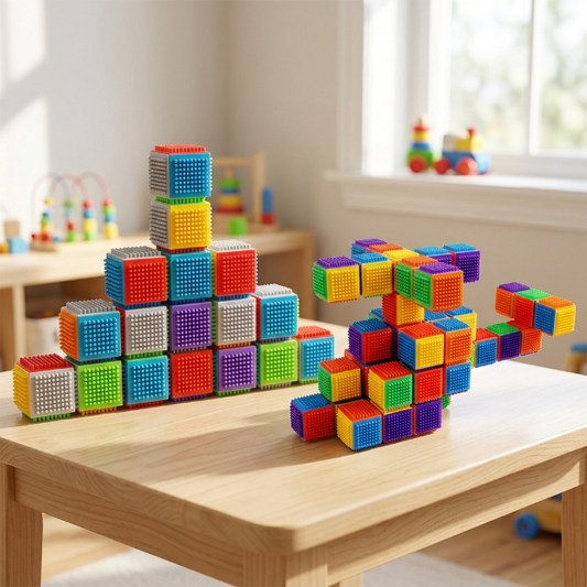 Weiche Würfel | Babyspielzeug - 25teilig