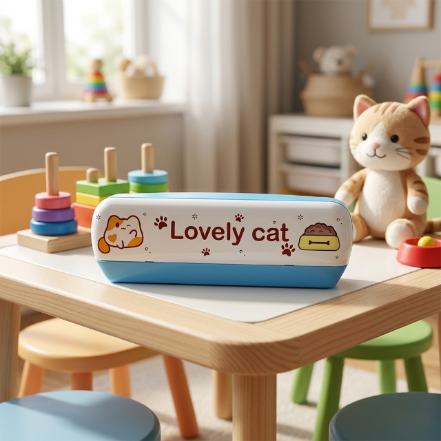 Kinder Mundharmonika mit Katzen-Design