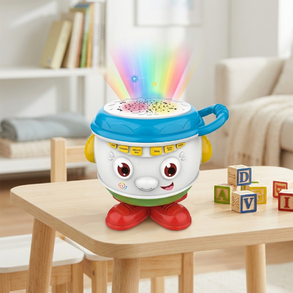 Interaktive Kindertrommel mit Musik und Licht