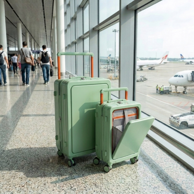 2er Set - Business Hartschalen-Trolley