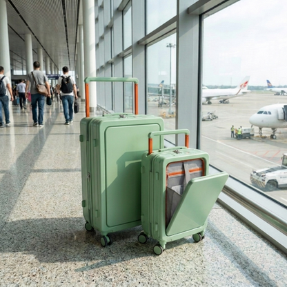 2er Set - Business Hartschalen-Trolley
