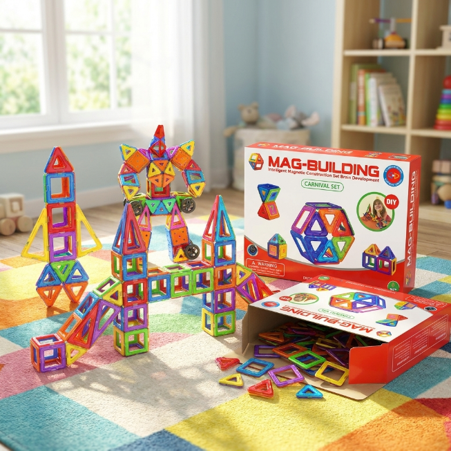 MagBuilding Magnetische Bausteine-Set - 28teilig