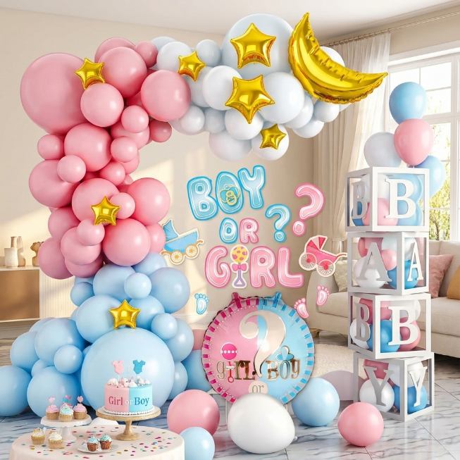 Baby Party Set - Boy or Girl + Schriftboxen