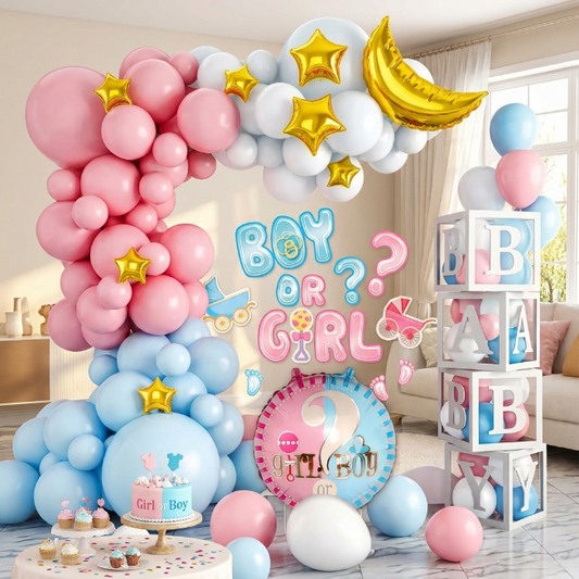 Baby Party Set - Boy or Girl + Schriftboxen