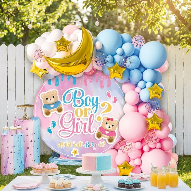 Boy or Girl Ballon Set 93teilig