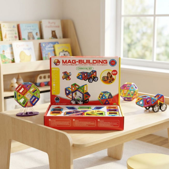 MagBuilding Magnetische Bausteine - 48teilig
