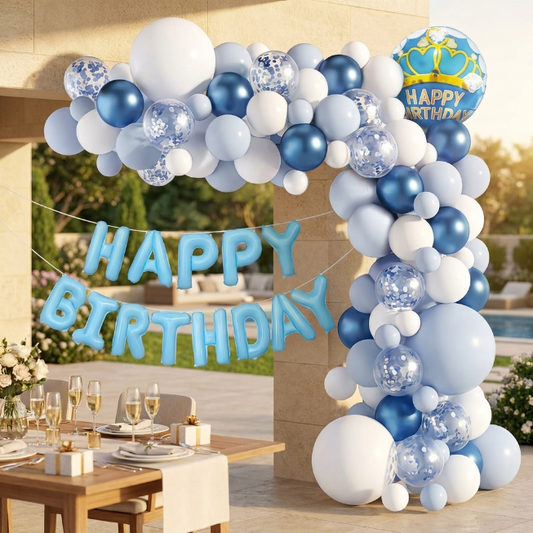 Ballon Deko Set - Geburtstag - Happy Birthday