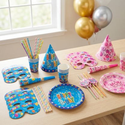 Geburtstags-Party-Set, Happy Birthday