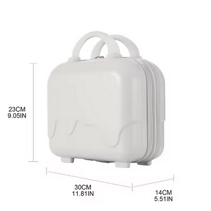 Handgepäck Mini Koffer - Hartschale - Türkis - Kosmetikkoffer