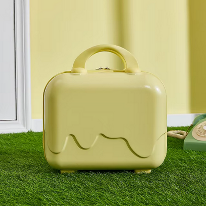 Handgepäck Mini Koffer - Hartschale - Türkis - Kosmetikkoffer