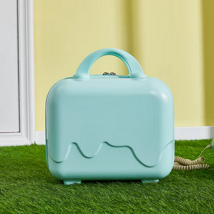 Handgepäck Mini Koffer - Hartschale - Türkis - Kosmetikkoffer