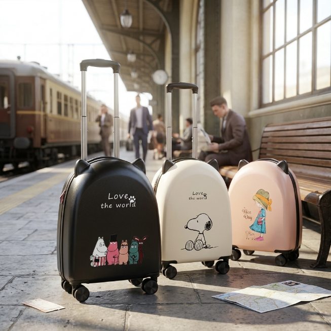 Kinder Trolley Koffer mit Katzen Motiv