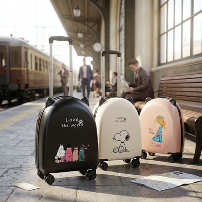 Kinder Trolley Koffer mit Katzen Motiv