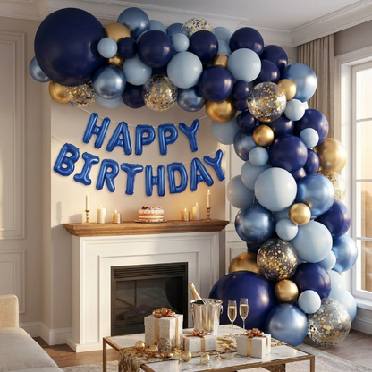 Ballon Deko Set - Geburtstag - Happy Birthday