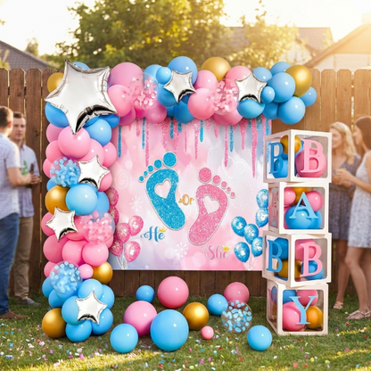 Baby Party Set - Boy or Girl + Schriftboxen