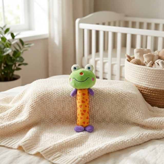 Baby Greifling Rassel - verschiedene Plüschtiere