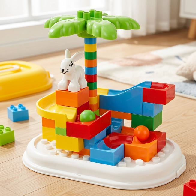 Bausteine Spiel - 48 Stück - Bauspielzeug