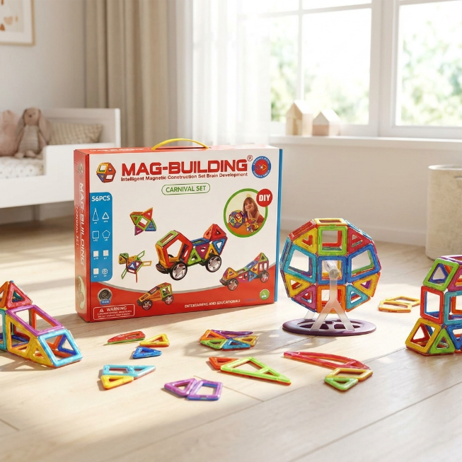 MagBuilding Magnetische Bausteine - 56teilig