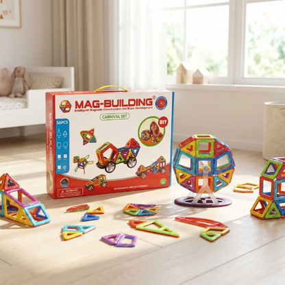 MagBuilding Magnetische Bausteine - 56teilig