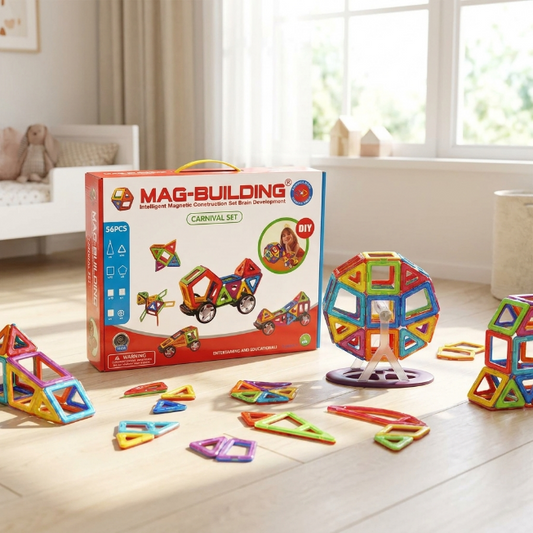 MagBuilding Magnetische Bausteine - 56teilig