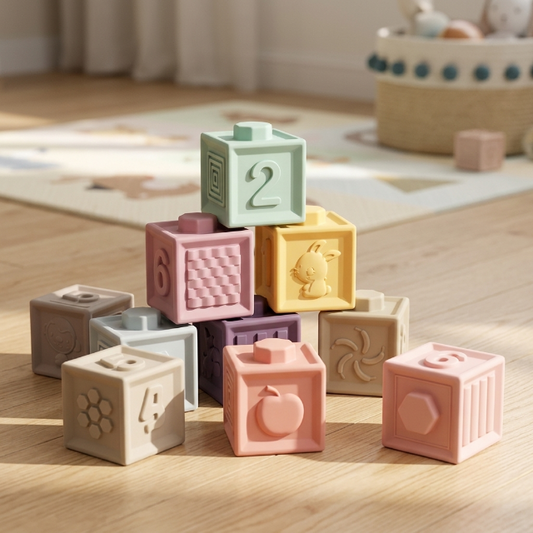 Soft Bausteine für Babys (9er Pack)