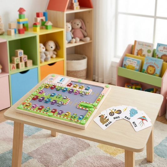 Kinder Holz-Parkplatz Alphabet Puzzle
