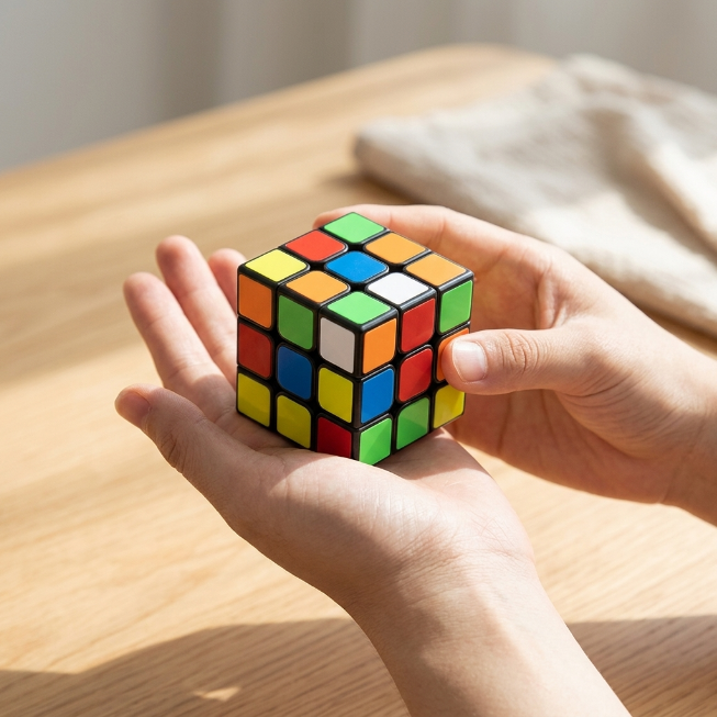 Original JiehuiToys® MAGIC CUBE -  4in1 Würfel Set