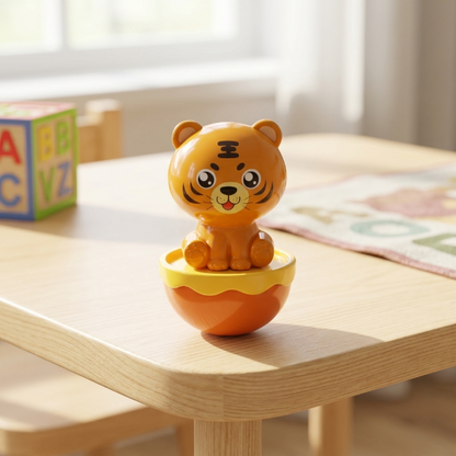 Wackel-Tiger | Babyspielzeug | Sensorik
