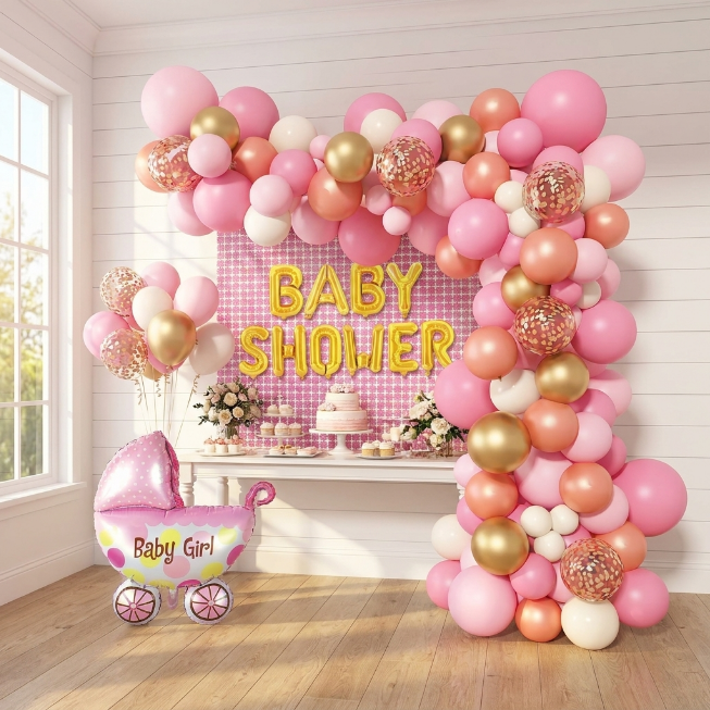 Baby Shower Ballon Set 93teilig