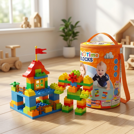 Bausteine - 145-teiliges Kinderspielzeug