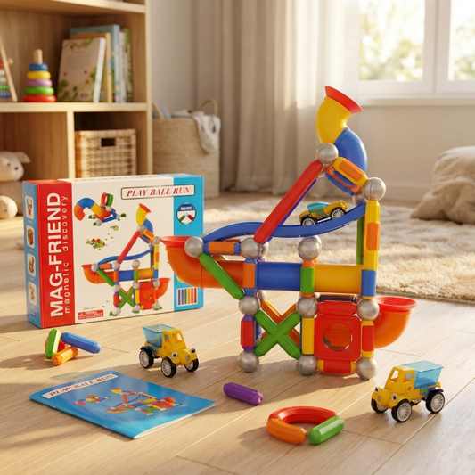 MagFriend, Magnetische Kugelbahn - 100-teilig