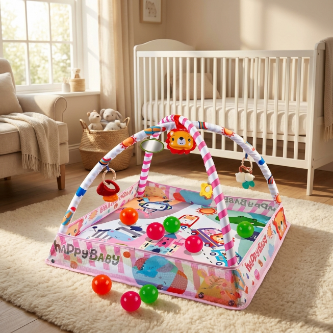 3in1 Baby-Spieldecke - Spielmatte
