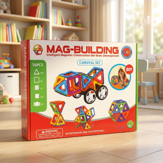 MagBuilding Magnetische Bausteine - 36teilig