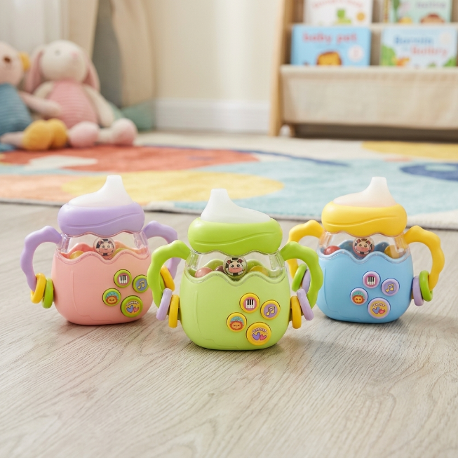 Musikalische Babyflasche - Greifling