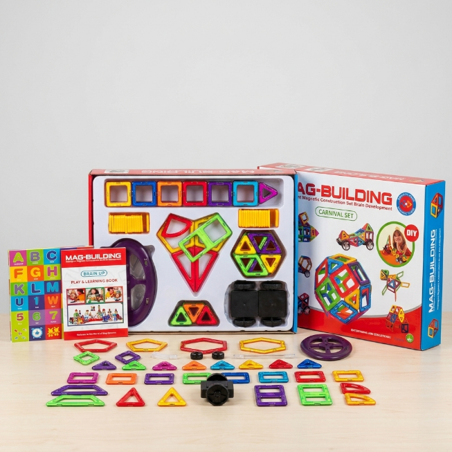 MagBuilding Carnival Set - 138 teilig – magnetische Bausteine