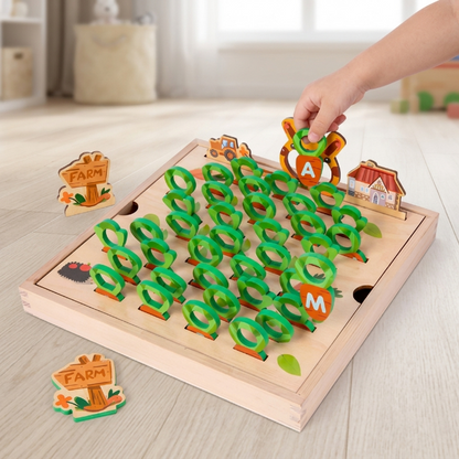 Kinder Holz-Erntespiel - Bauernhof