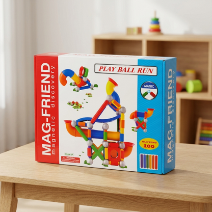 MagFriend, Magnetische Kugelbahn - 100-teilig