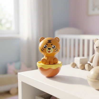 Wackel-Tiger | Babyspielzeug | Sensorik