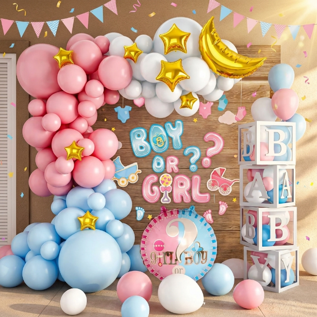 Baby Party Set - Boy or Girl + Schriftboxen