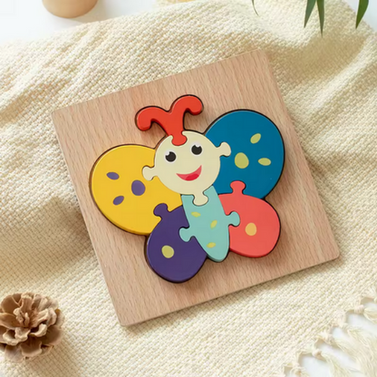 Holzpuzzle für Kleinkinder, 16er Set
