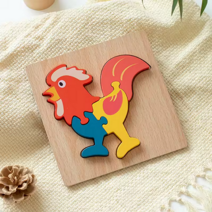 Holzpuzzle für Kleinkinder, 16er Set