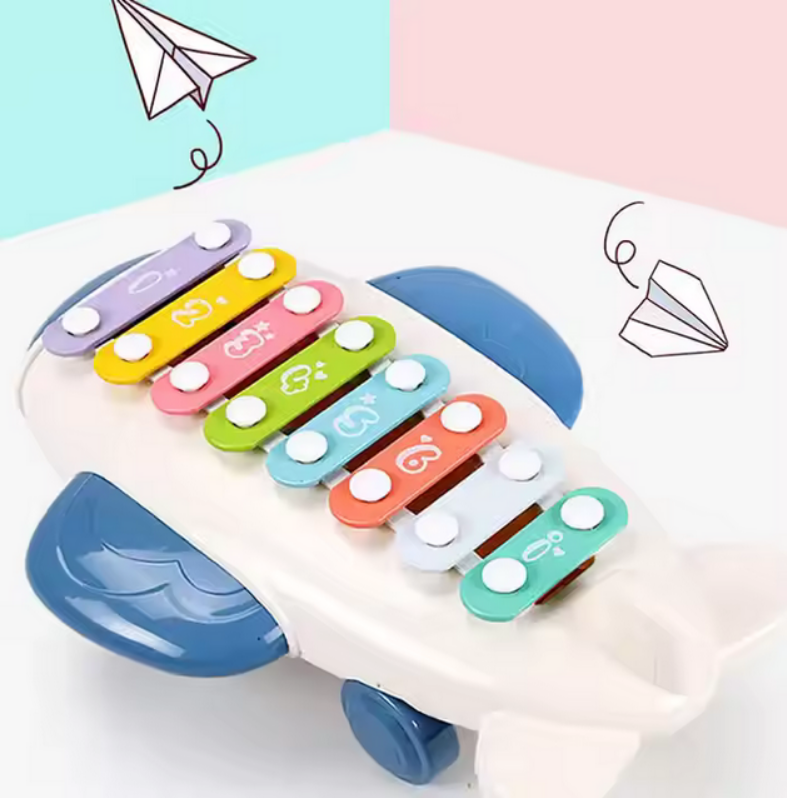 Kinder Xylophon Spielzeug - Flugzeug