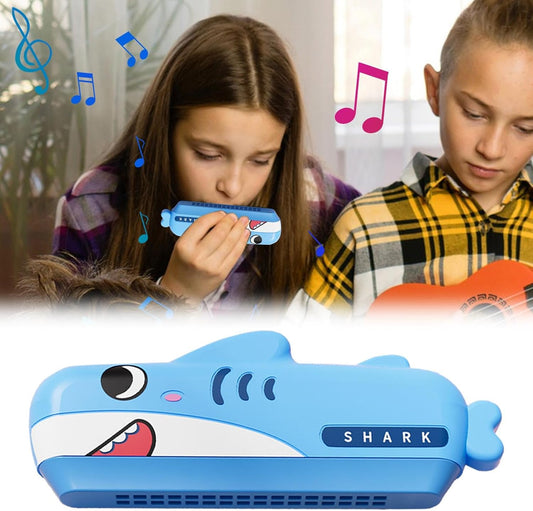 Kinder-Mundharmonika in Hai-Design
